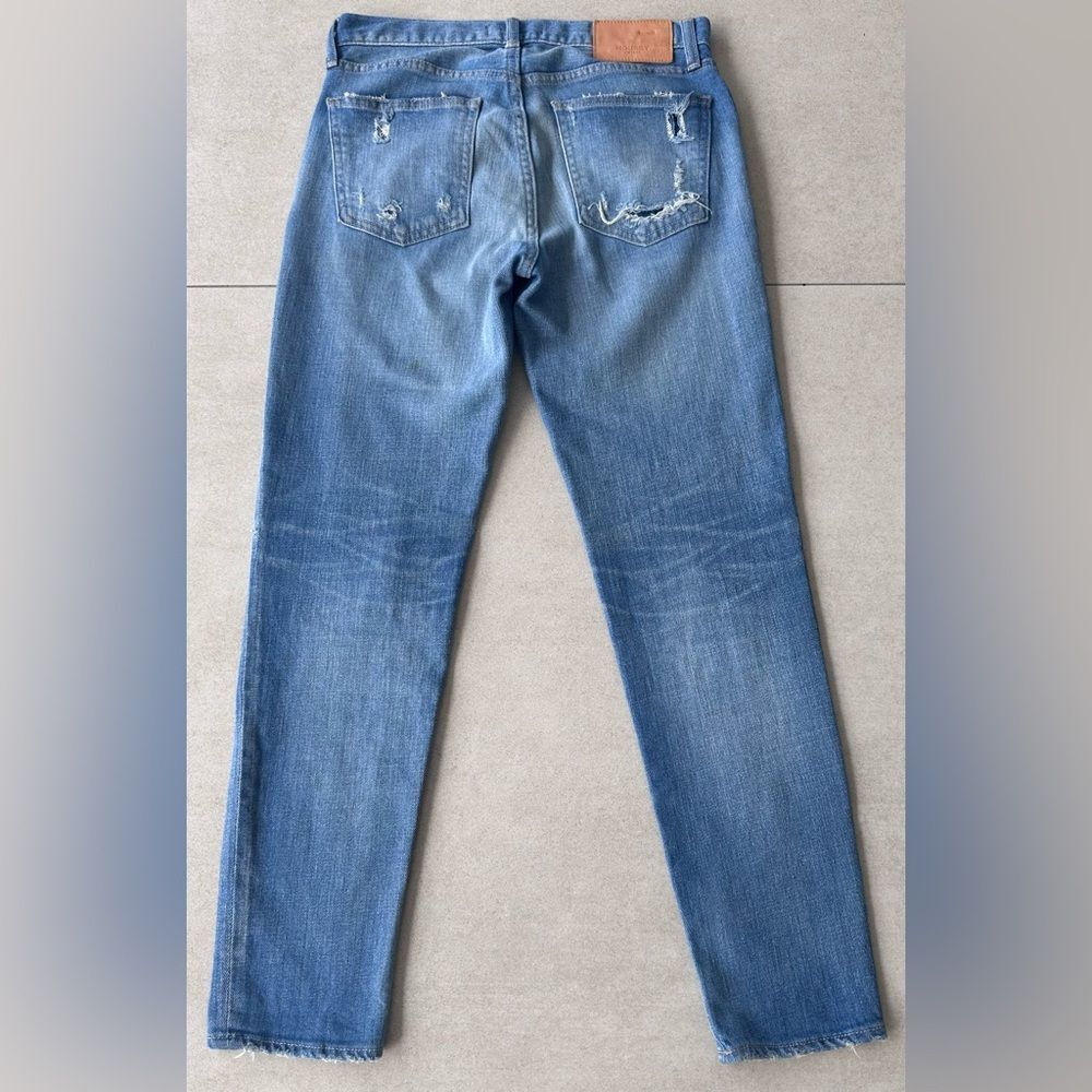 Moussy Vintage Lenwood Mid-Rise Cropped Skinny Distressed Jeans Size 26 - Picture 4 of 8